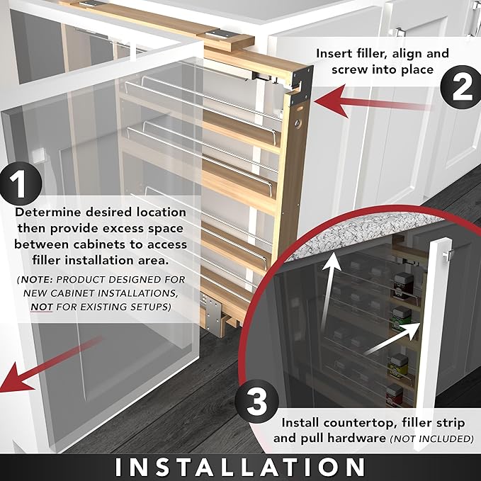 Rev-A-Shelf 6"W x 30"H Pull Out Shelf Organizer - Image 6