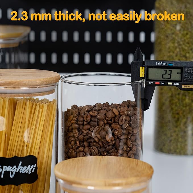 70oz Straight cylindrical Airtight Storage Jars - Image 5