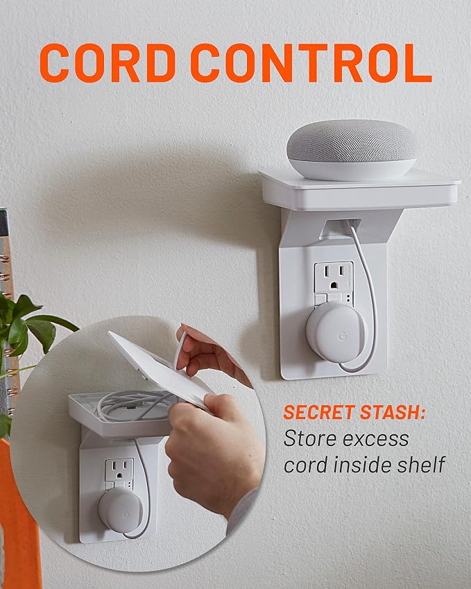 ECHOGEAR Outlet Shelf for Decora/GFCI Outlets - Image 5