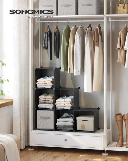 SONGMICS 6 Cube Storage Organizer, Modular Bookshelf, DIY Closet Organizers and - Image 2