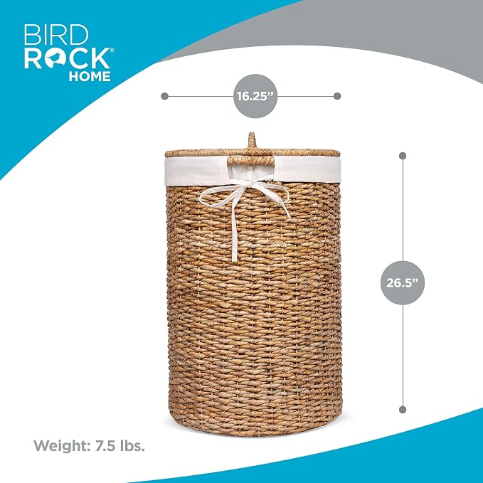 BIRDROCK HOME Seagrass Laundry Hamper - Image 2