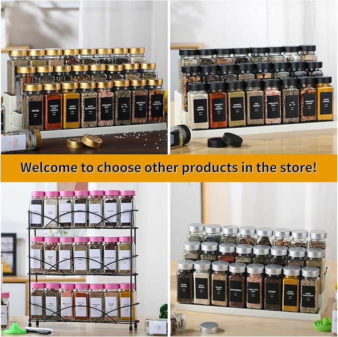 36Pcs Spice Jars Containers - Image 8