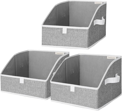 StorageWorks Closet Storage Bins, Trapezoid Organizer Box by StorageWorks