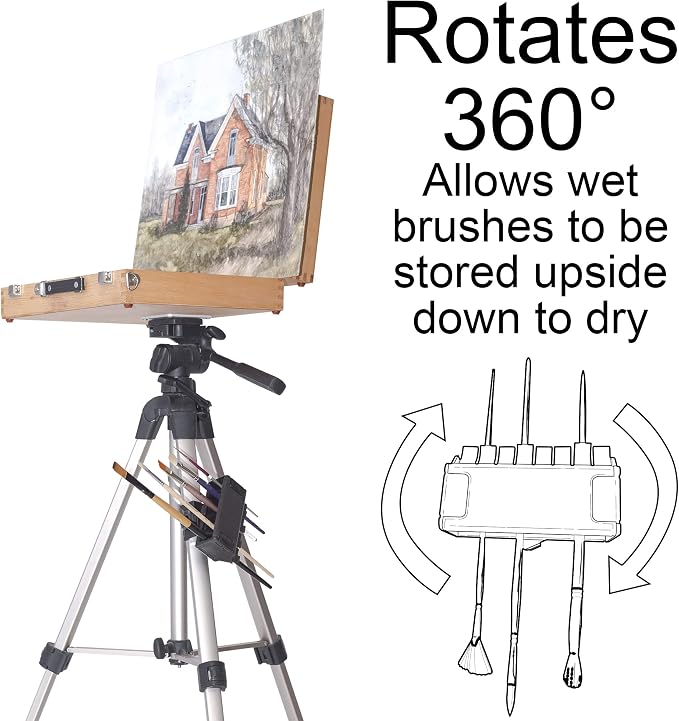 Easy To Use Products Brush Grip Paintbrush Holder and Drying Rack/Caddy - Image 3