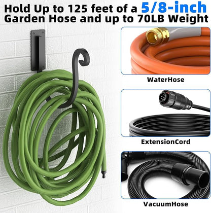 Garden Hose Holder Wall Mount, Water Hose Holder - Image 3
