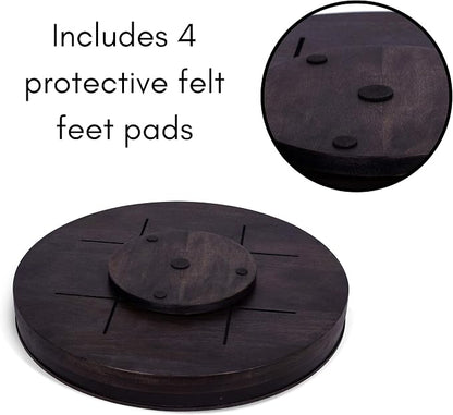 BIRDROCK HOME Wooden Lazy Susan Turntable - Image 6
