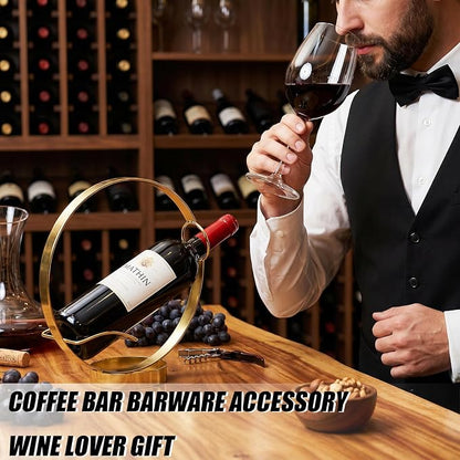 Yesland Gold Wine Bottle Holder - Image 4