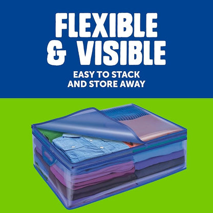 Ziploc Flexible Totes, X-Large Size, 22 Gallon, Flexible & Stackable Clothing - Image 5