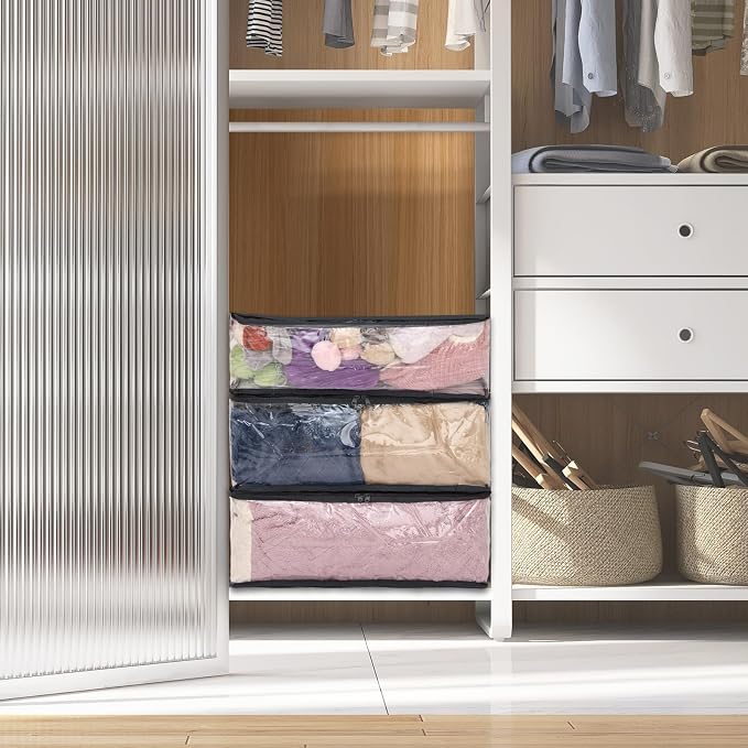 Fixwal 2pcs Small Comforter Storage Bags - Image 7