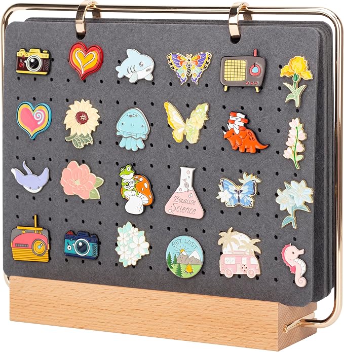 PACMAXI Display Organizers, Brooch Holder, Enamel Pin Pages by PACMAXI