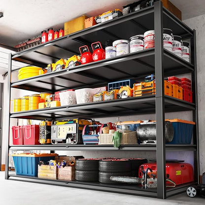 REIBII Garage Shelving 78" H, Storage Shelves Heavy Duty Shelving Unit Load by REIBII