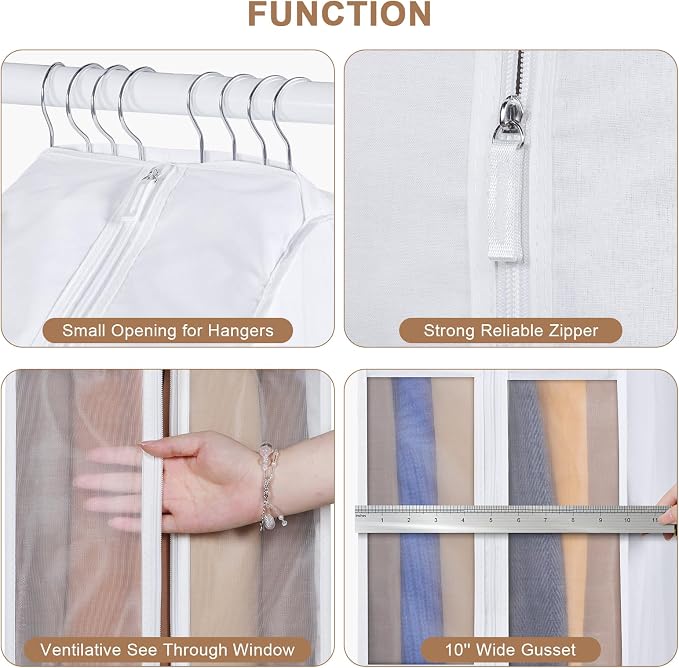 Kntiwiwo 43" Cotton Garment Bag - Image 3