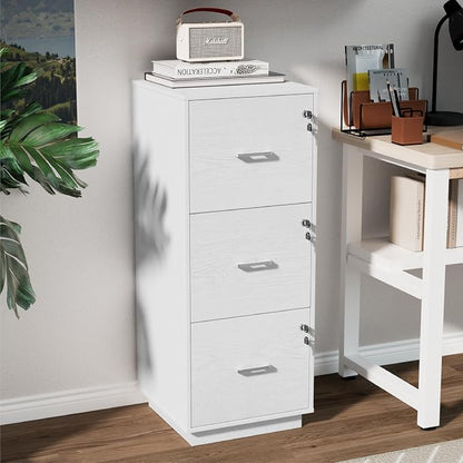 VINGLI 3 Drawer File Cabinet - Image 9