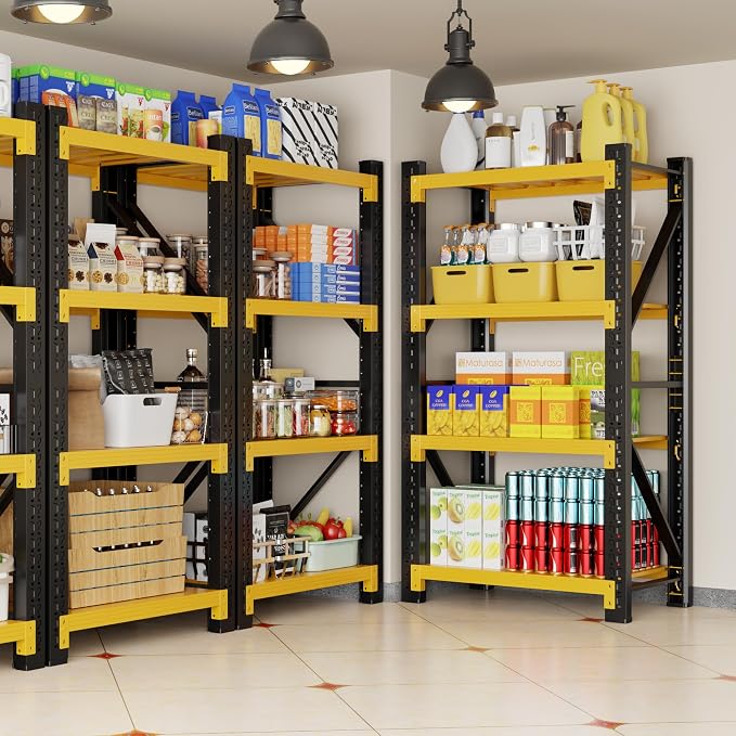 3000LBS Garage Shelving 32" W Garage Shelving Heavy Duty 4-Tier Metal Storage - Image 6