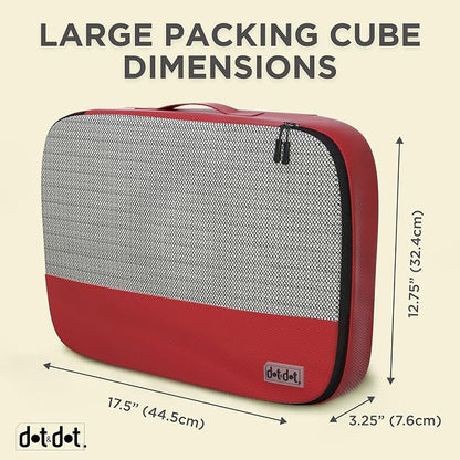 Dot&Dot Large Packing Cubes for Travel 10pc Set - Image 3