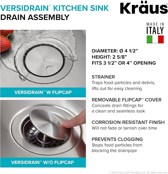 KRAUS Dex 25-inch Undermount 16 Gauge Stainless Steel Single Bowl Kitchen Sink - Image 10
