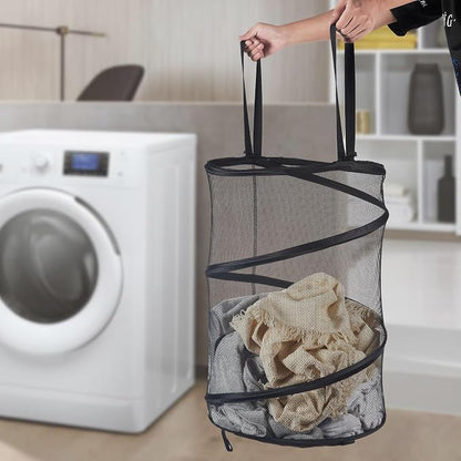 Seiritex 2Pcs Mesh Popup Laundry Hamper 115L Extra Large Collapsible Laundry - Image 3
