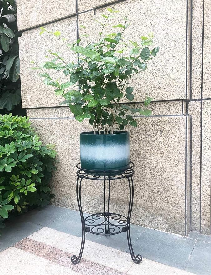 TREEZITEK 11.8 inches Diameter Tall Metal Plant Stand - Image 5