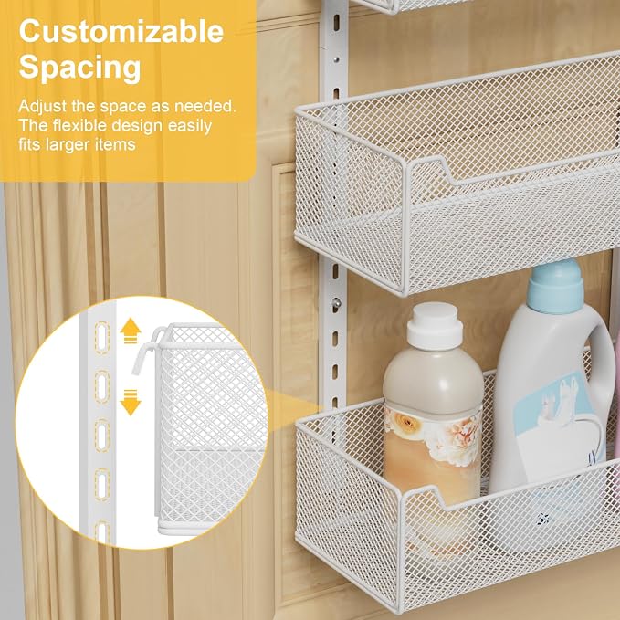 VyGrow Over the Door Organizer, 8-Tier Pantry Organizer - Image 5