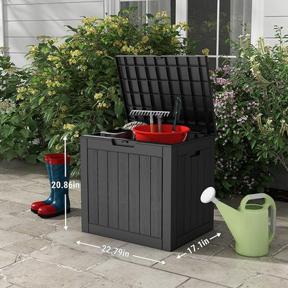 Mars Villa 31 Gallon Deck Box, Outdoor Storage Box Waterproof, Outside Resin - Image 2