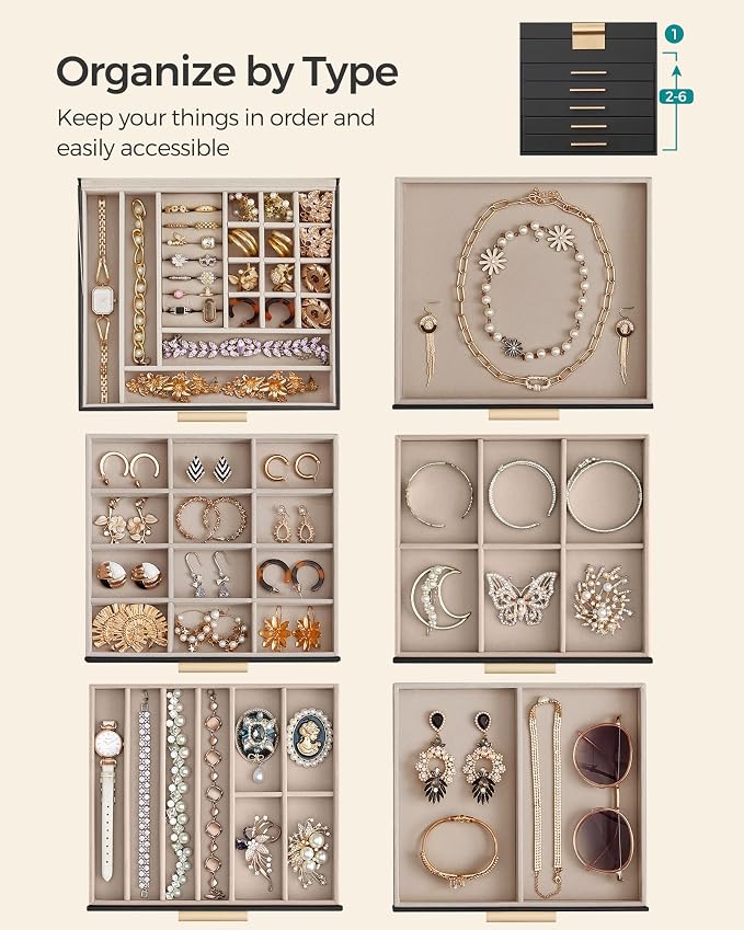 SONGMICS Jewelry Box Organizer - Image 3
