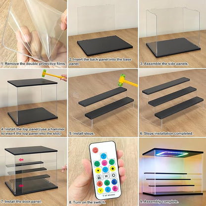 NONEMEY Clear Acrylic Display Case - Image 2