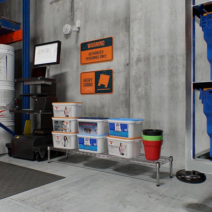 14" Deep x 60" Wide x 8" Height 1-Tier Wire Shelving Kit | NSF Commercial - Image 2
