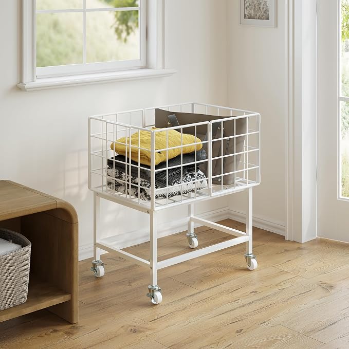 WOWLIVE Rolling Laundry Hamper - Image 7