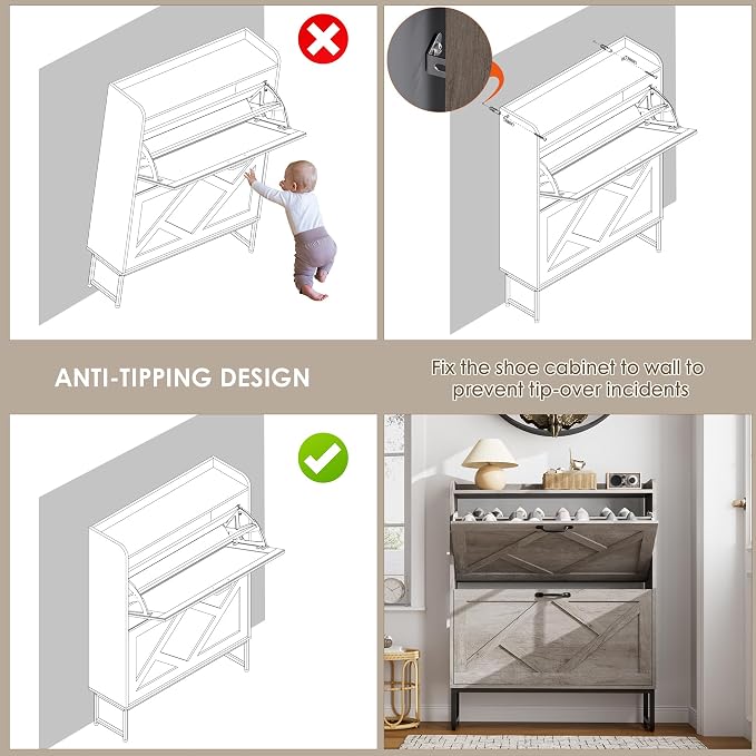 Nicetree Shoe Storage Cabinet - Image 7