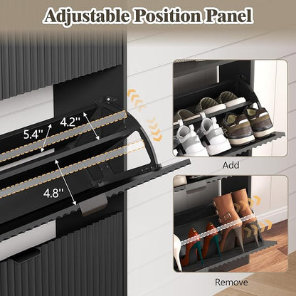 HUANLEGO Shoe Cabinet Storage for Entryway - Image 4