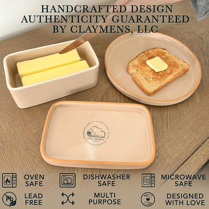 Mora Ceramic Two-in-One Butter Dish - Image 4