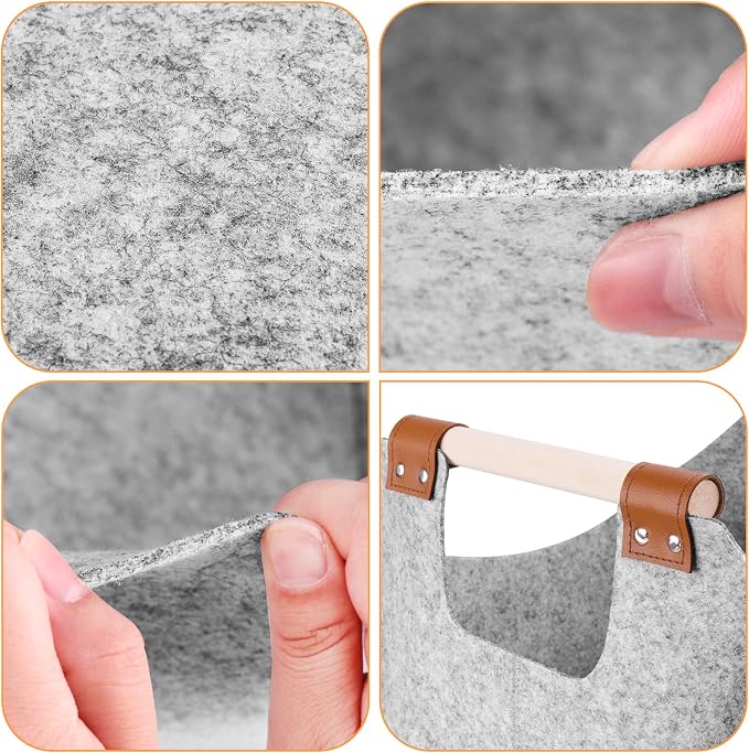 XL 4MM Felt Firewood Carrier | Log Carrier - Image 4
