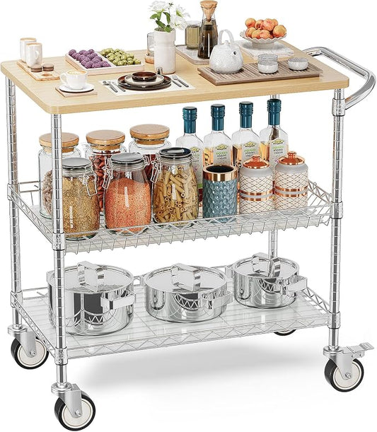 Leteuke Rolling Kitchen Carts by Leteuke