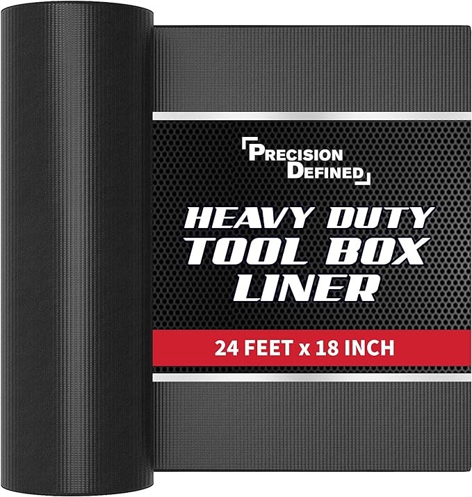 Precision Defined Professional Grade Tool Box Liner, Shelf Liner Non Slip Mat by PrecisionDefined