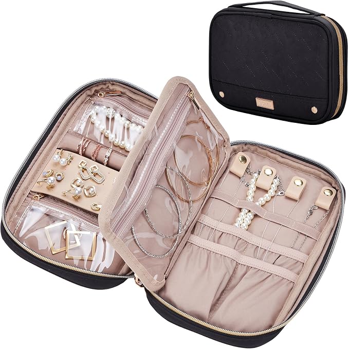 NISHEL Travel Jewelry Case, Holiday Organizer by NISHEL