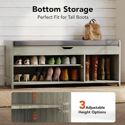Marsail Shoe Storage Bench - Image 4