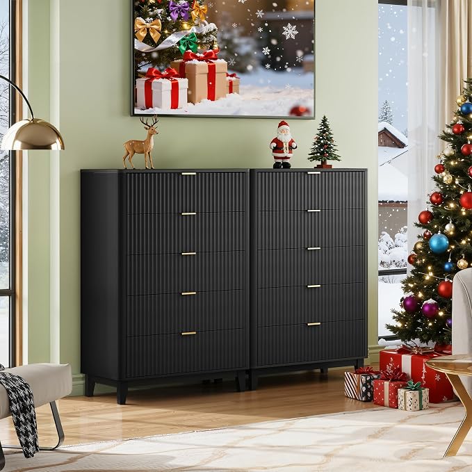 WLIVE Fluted Dresser for Bedroom - Image 5