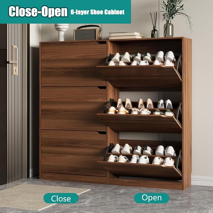 Xixini Shoe Storage Cabinet for Entryway - Image 3