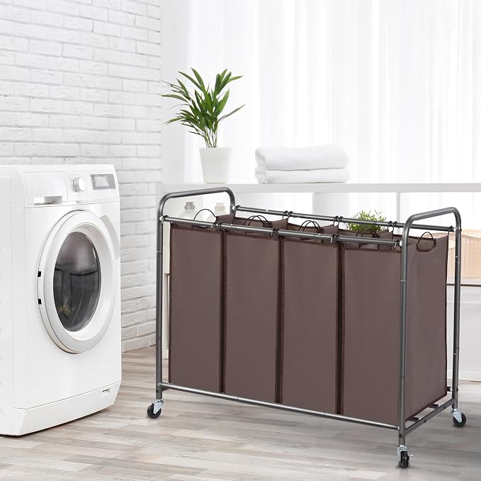 STORAGE MANIAC Laundry Sorter, 4 Section, Laundry Hamper - Image 8