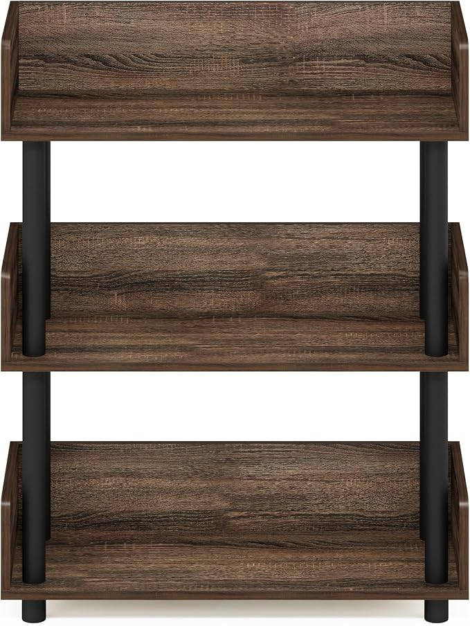 Furinno TURN-N-TUBE Display Shelf, 3-Tier Storage Shelves - Image 7