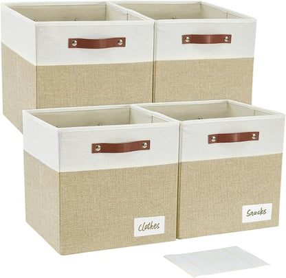 Collapsible Fabric Storage Cube Bins by Bagnizer