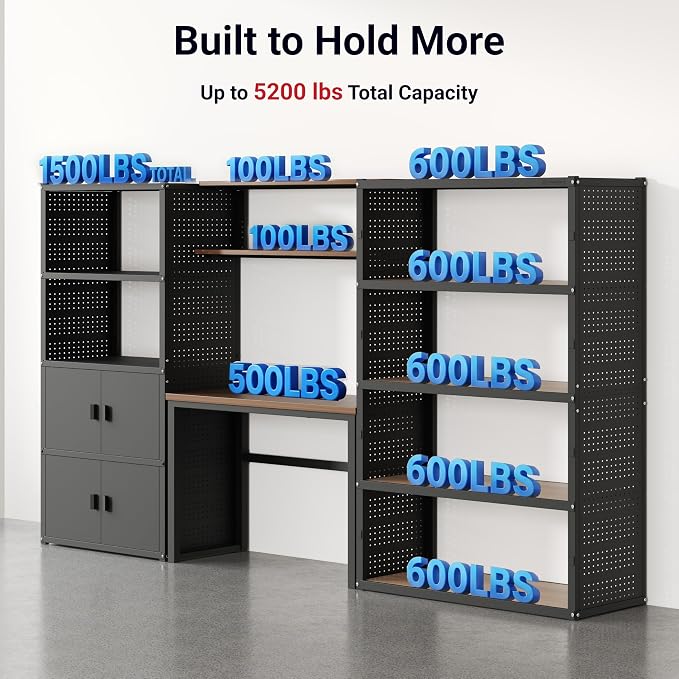 FLEXIMOUNTS 129"W Modular Garage Storage Cabinet - Image 6