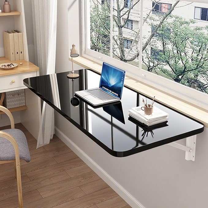 Wall Mounted Folding Table, Floating Desk by SKVSKV