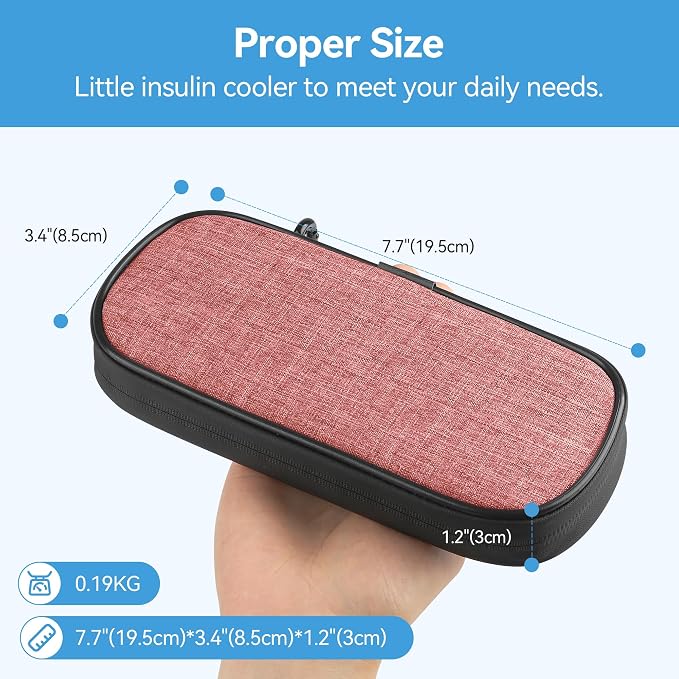 Insulin Cooler Travel Case Diabetic Medication Insulated Cool Organizer - Image 5