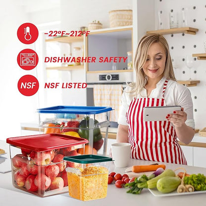 4 Pack Food Storage Containers, 6 Quart - Image 5