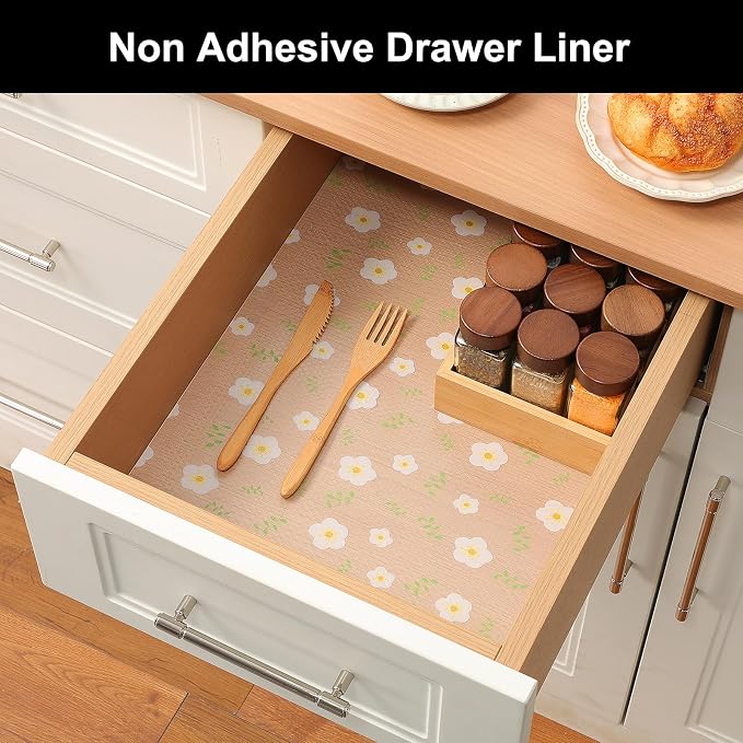 Cooyes Shelf Liner – Premium Non-Adhesive Cabinet & Drawer Liner - Image 5
