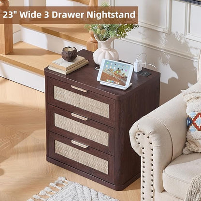 LEYAOYAO Rattan Night Stand - Image 7