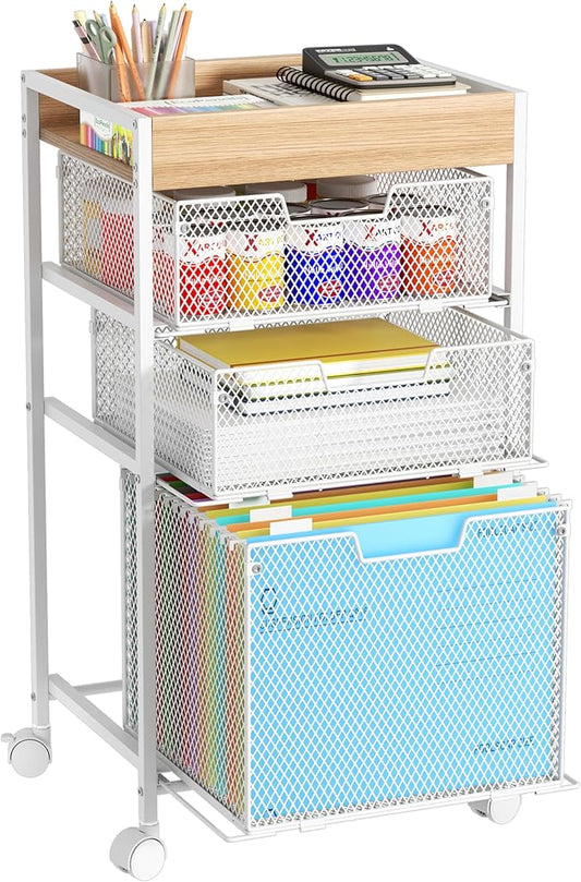 SWTYMIKI Rolling File Cart by SwtyMiki-TidyHomeSweetLife