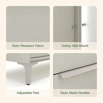 Naima Premium Fabric Dresser - Image 7