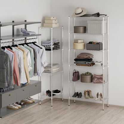 14" Deep x 36" Wide x 86" Height Wire Shelving Kit | 6-Tier | NSF Commercial - Image 2